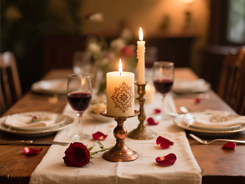 dinner candle 5