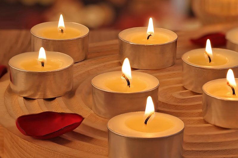 soy tea candles